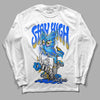 Royal Blue Sneakers DopeSkill Long Sleeve T-Shirt Stay High Graphic Streetwear - White