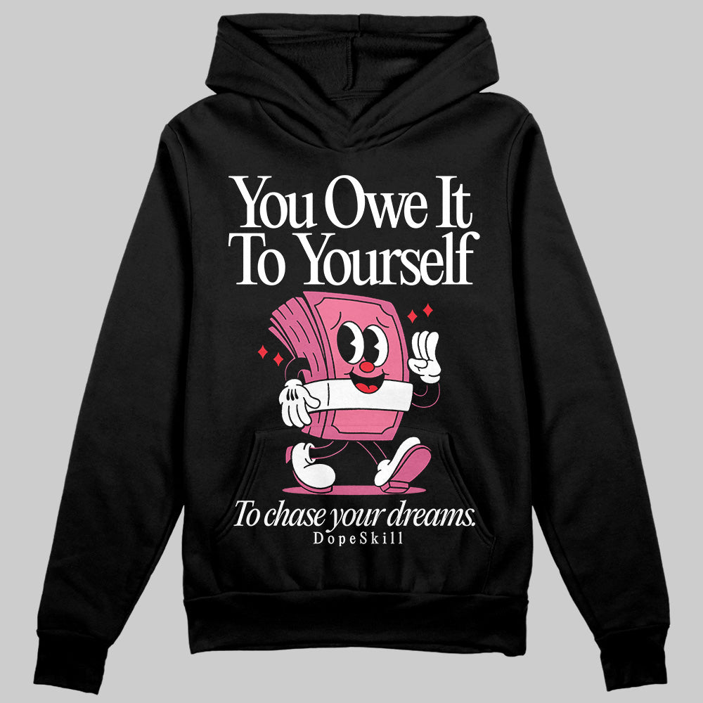 Diesel Pink S - Serendipity Pro-X1 Trainers DopeSkill Hoodie Sweatshirt Owe It To Yourself Graphic Streetwear - Black