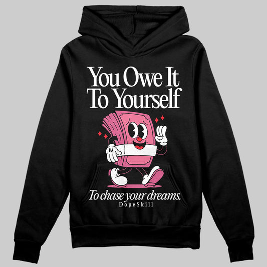 Diesel Pink S - Serendipity Pro-X1 Trainers DopeSkill Hoodie Sweatshirt Owe It To Yourself Graphic Streetwear - Black