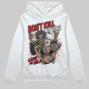 Jordan 14 Retro ‘Black Toe’ DopeSkill Hoodie Sweatshirt Don't Kill My Vibe Graphic Streetwear - White