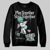 Jordan 11 Low "Igloo" DopeSkill Sweatshirt Play together, Stay together Graphic Streetwear - Black