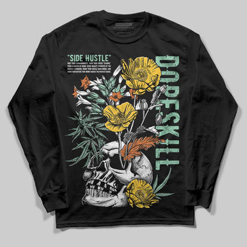 SB Dunk Low Rodeo Tourmaline DopeSkill Long Sleeve T-Shirt Side Hustle Graphic Streetwear - Black
