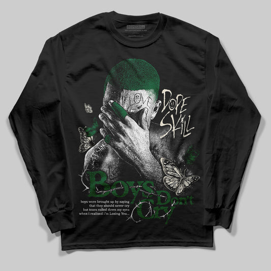 Jordan 13 GS “Pine Green” DopeSkill Long Sleeve T-Shirt Boys Don't Cry Graphic Streetwear - Black