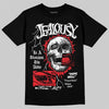 Red Sneakers DopeSkill T-Shirt Jealousy Graphic Streetwear - Black