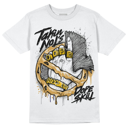 Jordan 11 "Gratitude" DopeSkill T-Shirt Takin No L's Graphic Streetwear - White