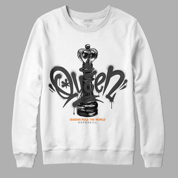 Jordan 3 Retro 'Fear Pack' DopeSkill Sweatshirt Queen Chess Graphic Streetwear - White 