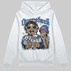 Jordan 3 "True Blue" DopeSkill Hoodie Sweatshirt Overstack Graphic Streetwear - White