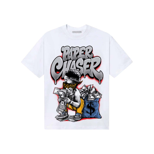 Grey Sneakers DopeSkill T-Shirt Paper Chaser Boy Graphic Streetwear - White