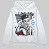 Jordan 3 "True Blue" DopeSkill Hoodie Sweatshirt Boss Up Graphic Streetwear - WHite