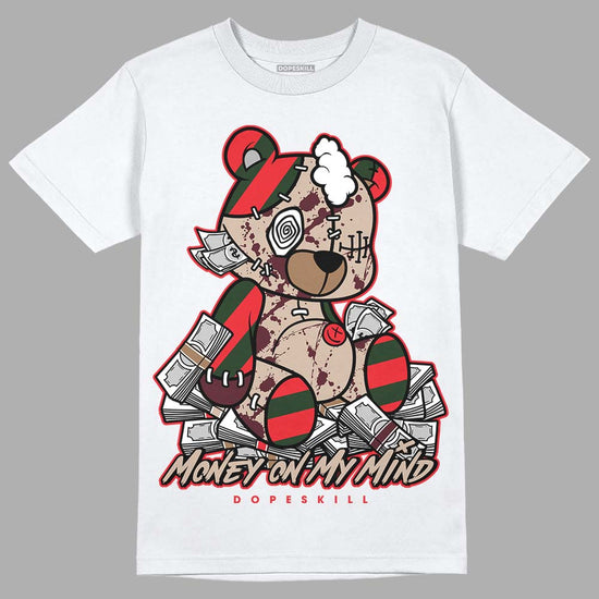 Dunk Low Freddy Krueger DopeSkill T-Shirt MOMM Bear Graphic Streetwear - White