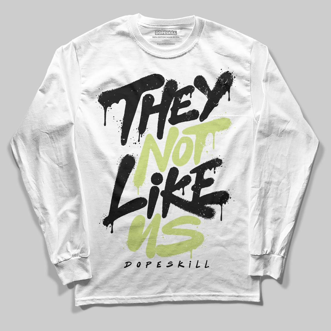 Jordan 11 “Inner Beast” DopeSkill Long Sleeve T-Shirt They Not Like Us Graphic Streetwear - White