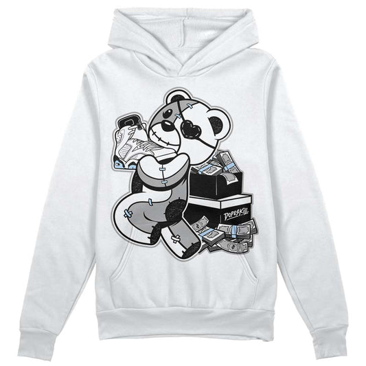 Jordan 6 “Reverse Oreo” DopeSkill Hoodie Sweatshirt Bear Steals Sneaker Graphic Streetwear - White