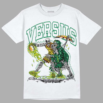 Green Sneakers DopeSkill T-Shirt VERSUS Graphic Streetwear - White