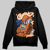 Orange Sneakers DopeSkill Hoodie Grind Pray Graphic Streetwear - Black