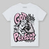 Dunk Low LX Pink Foam DopeSkill Toddler Kids T-shirt God Made Me Perfect Graphic Streetwear - White