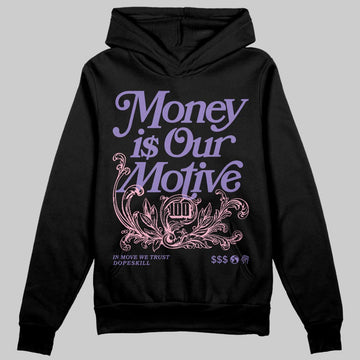 Jordan 11 "Mojave" DopeSkill Hoodie Sweatshirt Money Is Our Motive Typo Graphic Streetwear - Black
