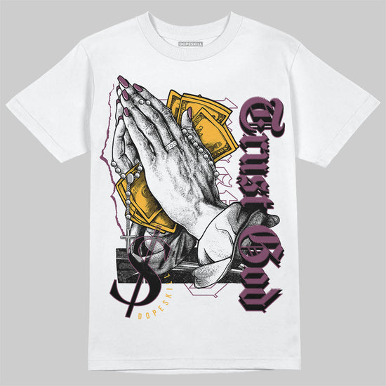 Jordan 1 Retro High OG Brotherhood DopeSkill T-Shirt Trust God Graphic Streetwear - White