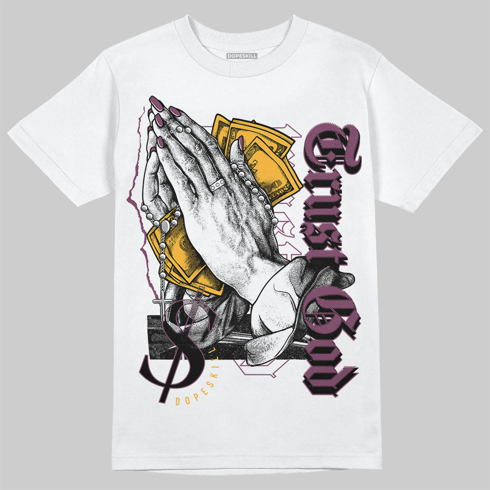 Jordan 1 Retro High OG Brotherhood DopeSkill T-Shirt Trust God Graphic Streetwear - White