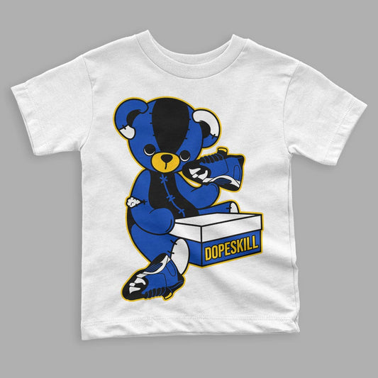 Jordan 14 “Laney” DopeSkill Toddler Kids T-shirt Sneakerhead BEAR Graphic Streetwear - White