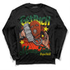 Dunk Low Team Dark Green Orange DopeSkill Long Sleeve T-Shirt Get Rich Graphic Streetwear  - Black