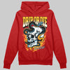 Red Sneakers DopeSkill Hoodie Drip or Die Graphic Streetwear - Red 