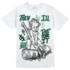 Jordan 1 High OG Green Glow DopeSkill T-Shirt Then I'll Die For It Graphic Streetwear - White
