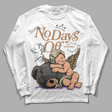 Jordan 6 WMNS Gore-Tex Brown Kelp DopeSkill Long Sleeve T-Shirt New No Days Off Graphic Streetwear - WHite