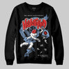 Jordan 4 WMNS 'Forget Me Not' DopeSkill Sweatshirt Nevermind Graphic Streetwear - Black