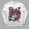 Jordan Spizike Low Bred DopeSkill Long Sleeve T-Shirt ENGINE Tshirt Graphic Streetwear - White 