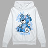 Jordan 9 Powder Blue DopeSkill Hoodie Sweatshirt Smile Through The Pain Graphic Streetwear - White