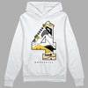 Jordan 4 Retro “Vivid Sulfur” DopeSkill Hoodie Sweatshirt No.4 Graphic Streetwear - White 