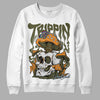 Jordan 5 "Olive" DopeSkill Sweatshirt Trippin Graphic Streetwear - White