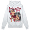 Jordan 1 Retro High '85 OG Metallic Burgundy DopeSkill Hoodie Sweatshirt Looking For Love Graphic Streetwear - White