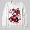 Jordan 1 Low OG "Chicago" DopeSkill Sweatshirt Smile Through The Pain Graphic Streetwear - White