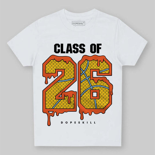 Yellow Sneakers DopeSkill Toddler Kids T-shirt 26 Drip Graphic Streetwear - White 