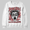 Red Sneakers DopeSkill Sweatshirt Root of Evil Graphic Streetwear - White