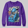 PURPLE Sneakers DopeSkill Sweatshirt Grind Pray Graphic Streetwear - Purple