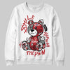Jordan 8 Retro Bugs Bunny (2025) DopeSkill Sweatshirt Smile Through The Pain Graphic Streetwear - White