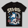 Jordan 3 Retro OG Rare Air DopeSkill Toddler Kids T-shirt Stay Busy Graphic Streetwear - Black