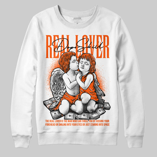 MSCHF Super Normal 2 Orange Milk DopeSkill Sweatshirt Real Lover Graphic Streetwear - White