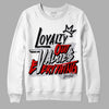 Jordan 2 Retro "Black Cement" DopeSkill Sweatshirt LOVE Graphic Streetwear - White