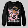 AMIRI White & Pink Stars Court Sneakers DopeSkill Sweatshirt Heaven Sent Graphic Streetwear - Black