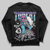 Jordan 8 Retro 'Aqua' 2025 DopeSkill Long Sleeve T-Shirt Threat Graphic Streetwear - Black