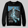 Jordan 11 Retro Legend Blue DopeSkill Sweatshirt Thunder Dunk Graphic Streetwear - Black