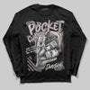 A Ma Maniére x Air Jordan 6 Retro “Smoky Mauve”⁠ DopeSkill Long Sleeve T-Shirt Pocket Change Graphic Streetwear - Black