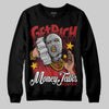 Jordan 12 Retro Flu Game (2025) DopeSkill Sweatshirt Get Rich Graphic Streetwear - Black
