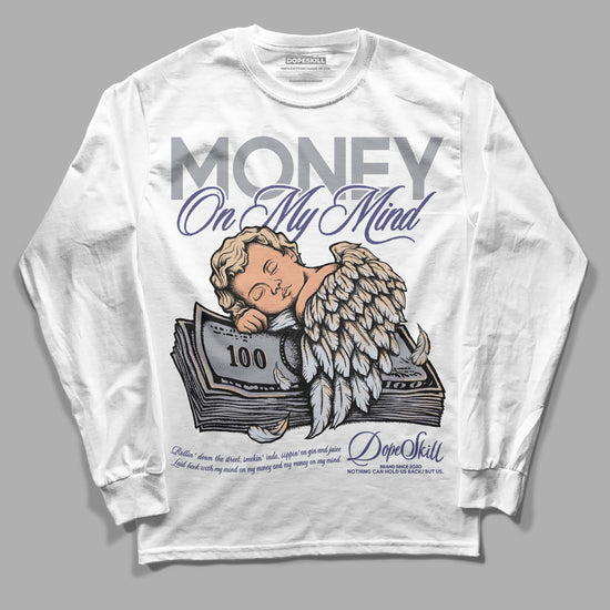 Jordan 4 Retro Frozen Moments DopeSkill Long Sleeve T-Shirt MOMM Graphic Streetwear - White