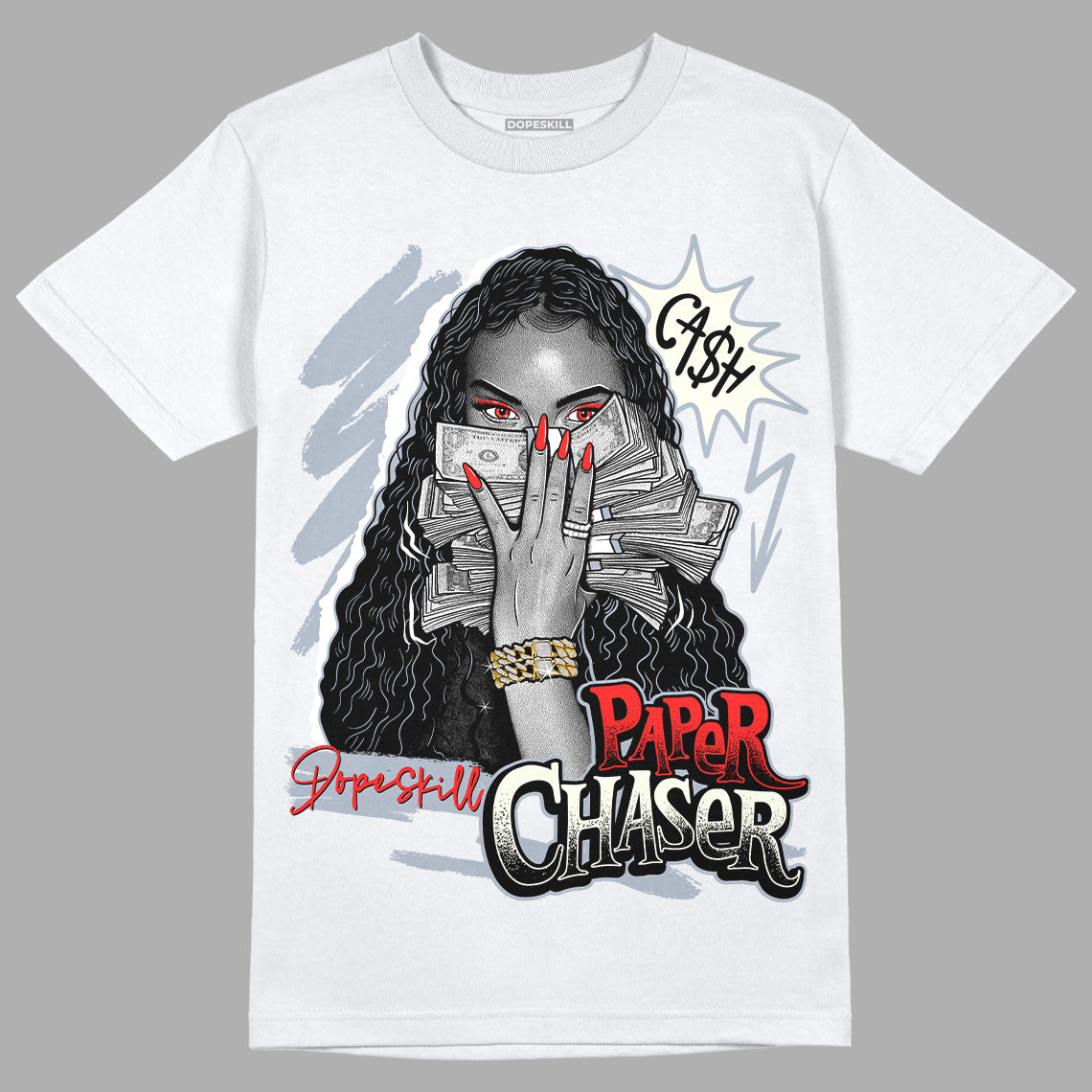 Jordan 3 Retro White Cement Reimagined DopeSkill T-Shirt NPC Graphic Streetwear - White