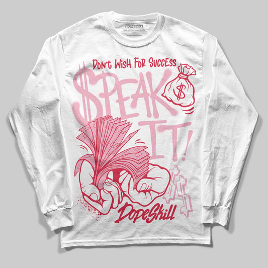 Dunk Low Valentine's Day (2026) DopeSkill Long Sleeve T-Shirt Speak It Graphic Streetwear - White