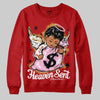 Nigel Sylvester x Air Jordan 4 ‘Brick by Brick’ DopeSkill Sweatshirt Heaven Sent Graphic Streetwear - Red